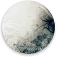 thumbnail image 2 of FREEAMG Grunge Design Coasters for Drinks Set of 2, Absorbent Ceramic Drink Coaster with Cork Base for Wooden Coffee Table, Cool Housewarming Gift for Home Decor, 2 of 5