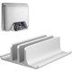 thumbnail image 3 of Soporte vertical doble para computadora portátil, soporte ajustable de aluminio para computadora portátil que ahorra espacio para MacBook Pro/Air, iPad, Samsung, Huawei, Surface, Dell, HP, Lenovo y, 3 of 7