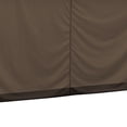 thumbnail image 3 of SUNJOY Rideaux pour gazebos de 13 pi × 15 pi, brun, 3 of 5