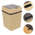 thumbnail image 2 of Masteelf 2pcs Automatic Trash Can Self- Sealing Contactless Garbage Can Automatic Intelligent Induction Dustbin 16L, 2 of 8