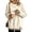 Beige, variant on Oversized Sweatshirts for Women Crew Necks Pullover Sweatshirt Side Split Hem Casual Tops