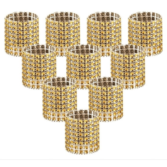 LinkPeace Glam Party Gold Napkin Ring (100 Piece)
