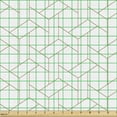 thumbnail image 2 of Ambesonne Abstract Fabric by the Yard Upholstery, Geometric Modern Trellis, 2 Yards, Sand Brown White, 2 of 5