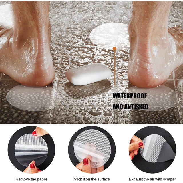 Pegatinas antideslizantes para bañera, para baño, ducha, alfombrilla de baño Banban ZefeiWu 8390615036740