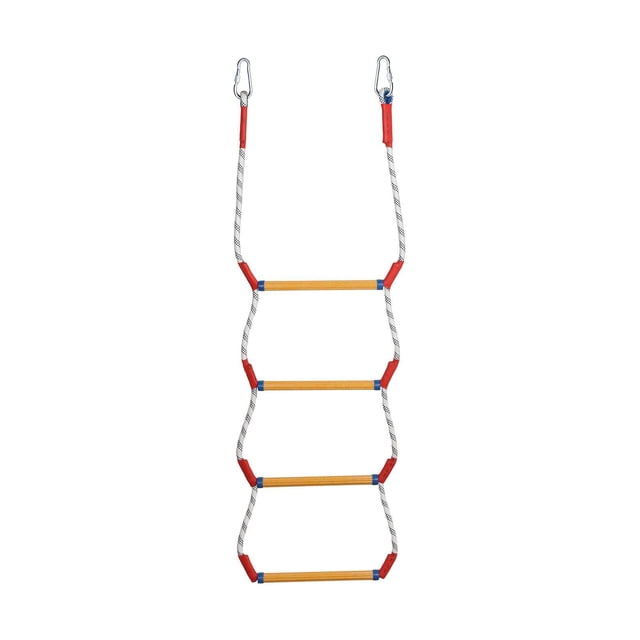 S SERENABLE Boat Rope Ladder Boarding Ladder Marine Rope Ladder for Canoeing Kayak Yacht Four Tire