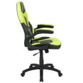 thumbnail image 2 of Bowery Hill Ergonomic Faux Leather Racing Gaming Chair in Neon Green, 2 of 5