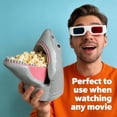 thumbnail image 4 of Ark-Shaped Popcorn Bucket & Snack Storage Box, Fun Multifunctional Snack Container for Movie Nights, Reusable Candy Chip Organizer for Home Party Movie Room Decor, 4 of 7