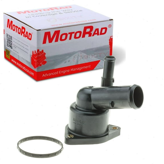 MotoRad Coolant Thermostat Housing Assembly compatible with Toyota Prius Prime 1.8L L4 2017