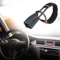 thumbnail image 4 of WUSUOWEI 1PC Car Steering Wheel Lock,Extendable Car Steering Wheel Seat Belt Lock ,27.9Inch,AntiTheft Device Prevention,Compact and Lightweight Lock,Reflective Lock for SUVs,Carts,Truck Van RV, 4 of 9