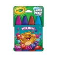 thumbnail image 1 of Crayola Washable Sidewalk Chalk 4 Ct, Very Berry Assorted Colours, 1 of 5