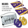 thumbnail image 3 of YouTheFan NFL Minnesota Vikings HorseShoe Bags, 3 of 4