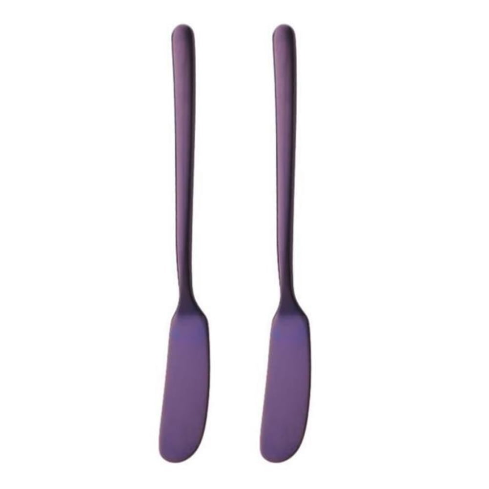 Homemaxs 2pcs Stainless Steel Cheese Butter Cutter Wiping Jam Cream