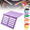 Purple, variant on PLPPYFS Mahjong Card Holder, Under-Mat Slide-in Stand, Angled Viewing Rack, Mahjong Card Holder for Table, Space-Saving 3D-Printed Table Accessory, Foldable Design for American Mahjong