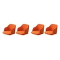 thumbnail image 4 of Guardoinrt 2 Pcs/Ensemble Housse de Chaise Extensible Transformable Protection Complète et Décoration Élégante Entretien Facile orange 2Ensemble, 4 of 6