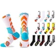 thumbnail image 1 of style 7 1 par de calcetines deportivos de tubo largo, calcetines de fútbol antideslizantes de tubo largo, calcetines de baloncesto de tubo largo, 1 of 4