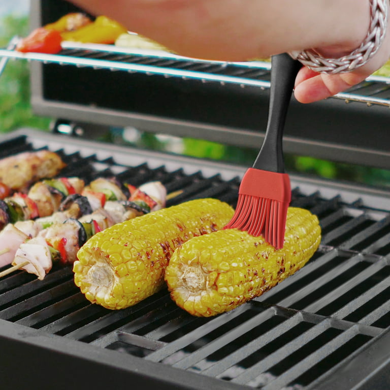 SpitJack Silicone & Stainless BBQ Brush Set