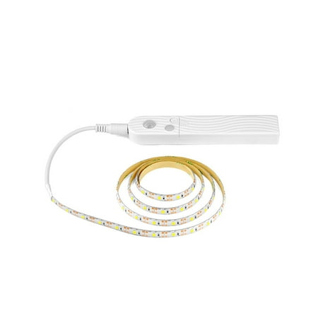 

LED Lights Strip PIR Background Flexible Cabinet Lighting Ribbon IP65 Waterproof Adjustable Kitchen Lamp Tape Indoor Outdoor Warm White 1m