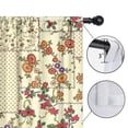 thumbnail image 4 of Blackout Kids Curtains,Pioneer Flower Floral Print Pattern Childrens Insulated Curtains Set Of 2,Bedroom Essentials,Toddler Room Decor 52"x84", 4 of 5