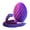 Laser purple, variant on Creative stress-relief 3D-printed snake-shaped fun decorations, joint-simulated snake shapes, animal-themed desktop accessories