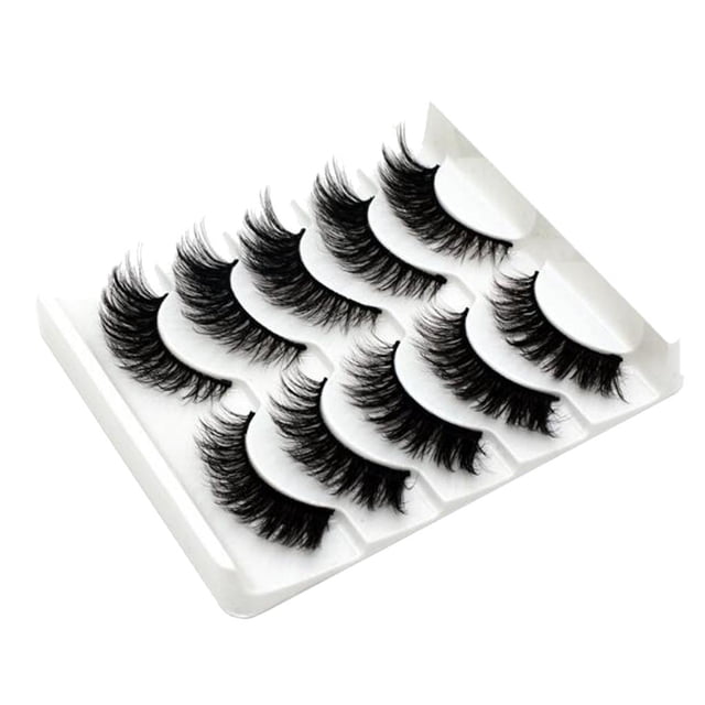 Juego de extensión Sunnimix rgo grueso 5 pares Pestañas postizas 21