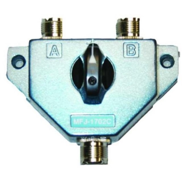 MFJ1702C Antenna switch, HF/VHF/UHF 2pos, LP