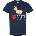 thumbnail image 3 of Inktastic Goat Cute I Love Goats Farm Animal T-Shirt, 3 of 5