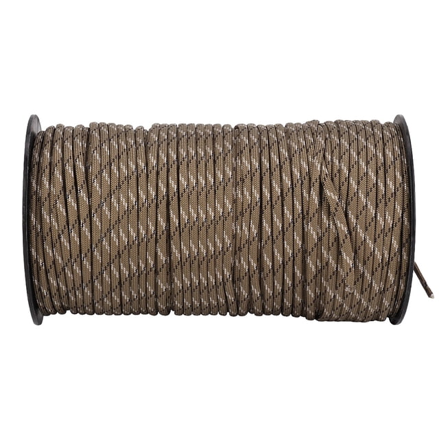 Parachute Cord, Outdoor Rope 100m/328.08ft Length Light Weight Easy Cleaning High Abrasion Resistance for Hiking