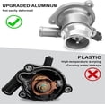 thumbnail image 4 of Conjunto de carcasa de termostato de refrigerante de aluminio 902-808 compatible con Chevy Cruze Trax Sonic 2011-2016 y 2013-2020, 4 of 5