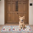 thumbnail image 4 of Pioneer Flower Floral Print Pattern Door Rugs,Washable Non Slip Door Mats Indoor,Decorative Door Mats,Entry Mat Indoor for Entrance,Bedroom,Kitchen,Bathroom,16"x47", 4 of 6