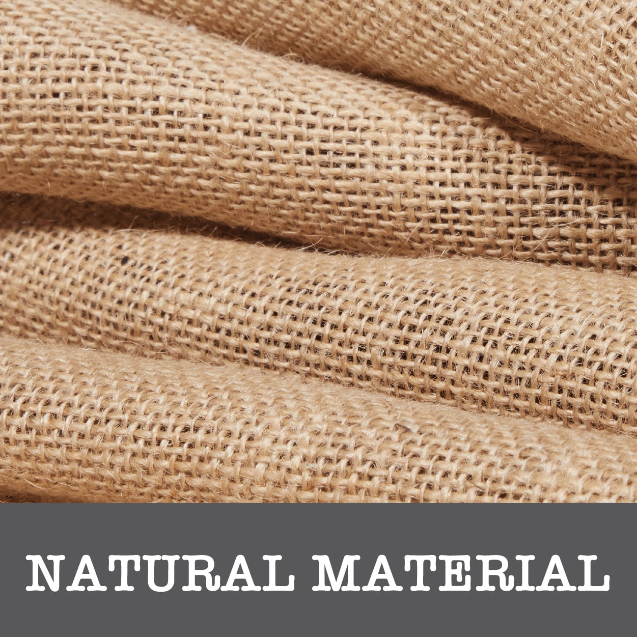 Love, Laugh, Craft Natural Jute Burlap Table Runner Roll, Ribbons, 12"W x 3-Yards