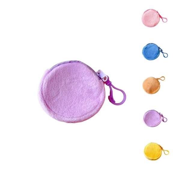 JVBTVB Girls Mini Coin Purse Soft Cute Cartoon Prints Portable Small Wallet for Change Keys Travel School