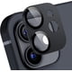 thumbnail image 1 of [ 2 Pack Camera Lens Protector for iPhone 12, Aluminum Metal Lens Film, 9H Hardness Tempered Glass Camera Screen Cover,Bubble Free,Strong Stickiness Case Friendly - Black, 1 of 5