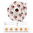 thumbnail image 6 of 15 Inch Round Placemats Set of 6, Pink Spring Floral Non Slip Heat Insulation PP Table Mats, Farmhouse Flowers Modern Art Washable Place Mats for Kitchen Dining Party Table Decor, 6 of 7