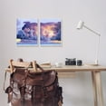 thumbnail image 2 of Stupell Indtries Nautical Horizon Sunset Sky Purple Blue Clouds,10 x 15,Design by Grace Popp, 2 of 5