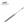thumbnail image 3 of Unique Bargains 3 Pcs Stylet Métallique à Écran Tactile Stylet Rétractable en Alliage d'Aluminium Mini Stylos Capacitifs, Gris, 3 of 7