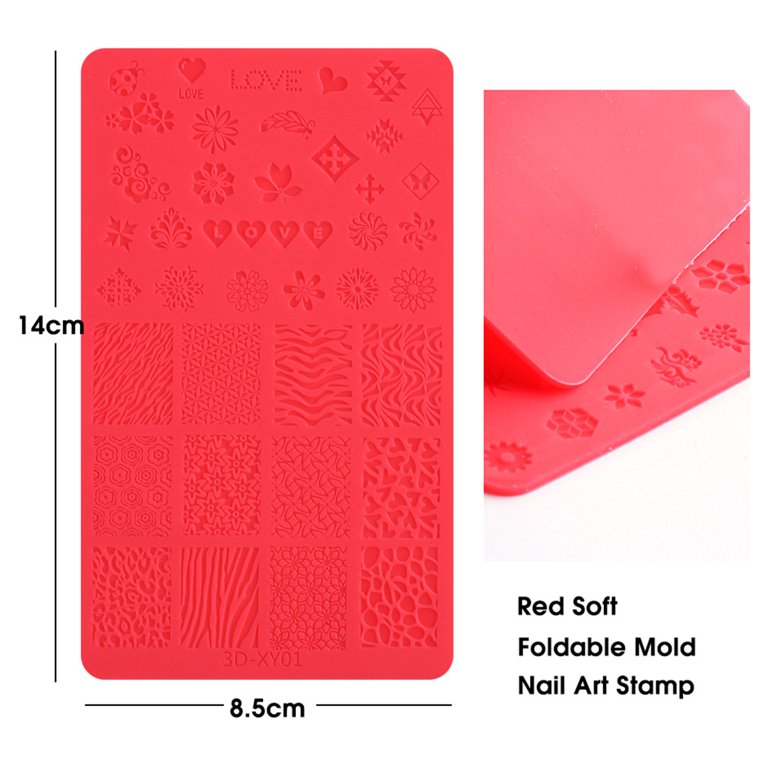 Evana Nail Art Manicure Silicone Mat For Stamping Reverse Stamp - Price in  India, Buy Evana Nail Art Manicure Silicone Mat For Stamping Reverse Stamp  Online In India, Reviews, Ratings & Features