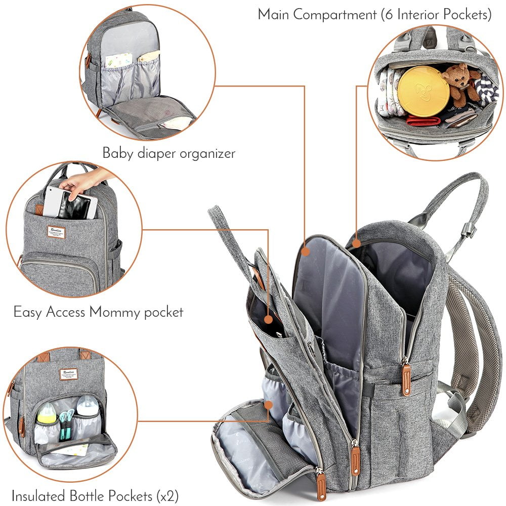 Ruvalino diaper bag organization Clearance