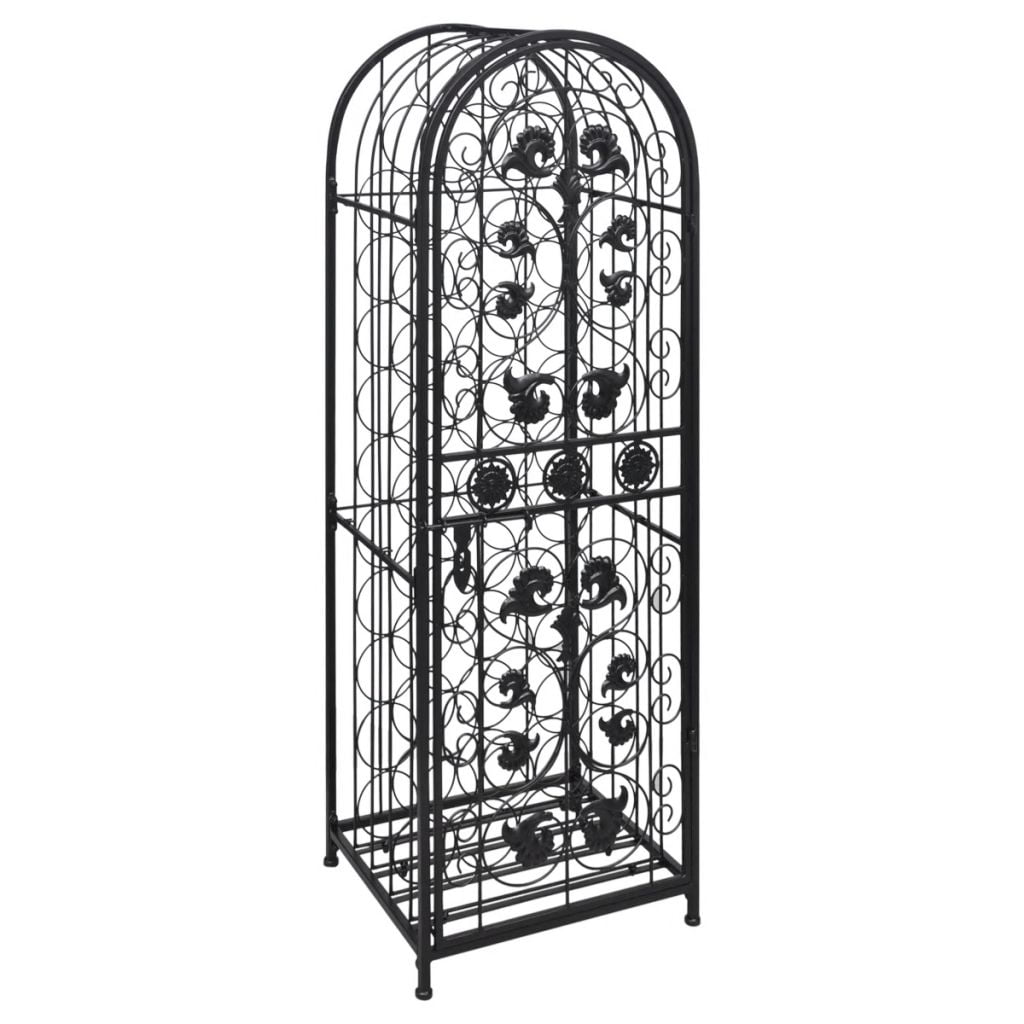 Kepooman 45 Bottles Free Standing Countertop Metal Wine Rack, Black Kepooman 45 Bottles Free Standing Countertop Metal Wine Rack, Black
