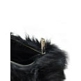 thumbnail image 4 of C.C Women's Evening Faux Fur Fuzzy Crossbody Shoulder Bag Clutch Purse, Furry Black, 4 of 4
