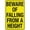 Warning Sign 2, variant on Beware of Guard Dog 8"x12" Sign, German Shepherd Symbol, Reflective Aluminum, Black and Yellow, Pet Security Sign, Fence Decor
