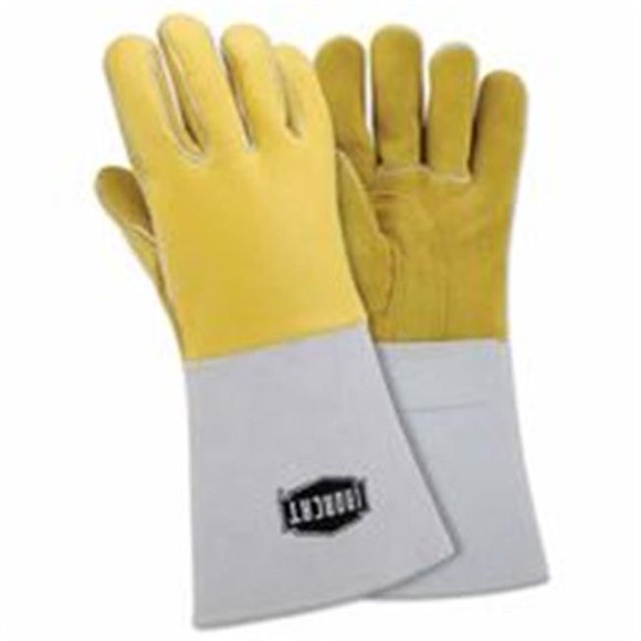 West Chester 813-9060/L Gants de Soudage, Grand, Peau d'Orignal, Coton