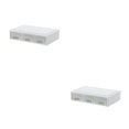 thumbnail image 1 of Guardoinrt 1/2/3 Transparent Storage Drawers Practical And Sleek Office Organization Solution Three lattices 2PCS, 1 of 6