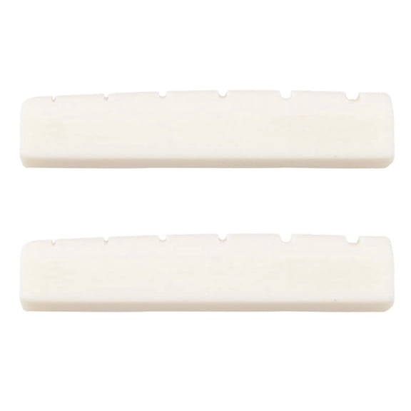 2X Guitar Guitar Bridge Bone Bone Nut Saddle Acoustic Bridge Saddle