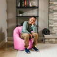 thumbnail image 5 of Big Joe Joey Junior Kids Bean Bag Chair, 1.5 Feet, Durable Polyester Nylon Blend, Cashmere Rose, 5 of 7