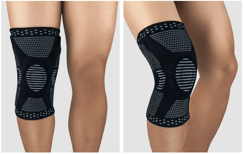 Arthritis Meniscus Tear,Pain Relief Injury Recovery Compression Knee Sleeve,LezGo Breathable Non-slip Elastic Knee Support Sleeve,3D Weaving Knee Brace for Running,Sports,Working out