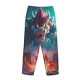 thumbnail image 3 of Lsque Mario Print Women's Pajama Pants, Lounge Pant - Comfortable Home Wear,Elastic Waistband, Stylish Design-XX-Large, 3 of 9