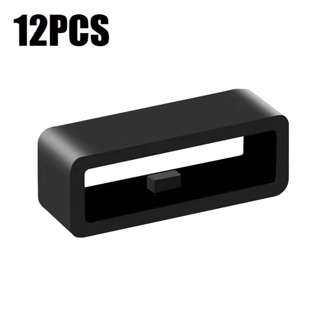 【22mm】【12PCS】Universal Silicon Ring Buckle For Watch Straps With Rubber Rings Powerful Fixing Device Compatible With Watch Straps In Metal Leather And Other Materials. Rugged