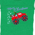 thumbnail image 4 of Inktastic Merry Christmas- Santa Drives a Monster Truck Boys or Girls Baby Bodysuit, 4 of 5