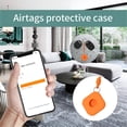 thumbnail image 2 of Silicone Case Compatible for AirTag Soft Protective Cover Shock Absorbing Ultra Slim All- Protector Cases for  Tracker Device Key Anti-lost Device Keychain Protective Sleeve, 2 of 9