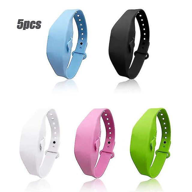 Pulsera de silicona desinfectante, pulsera de llenado repetible con dispensador para botellas vacías y contenedores de viaje.